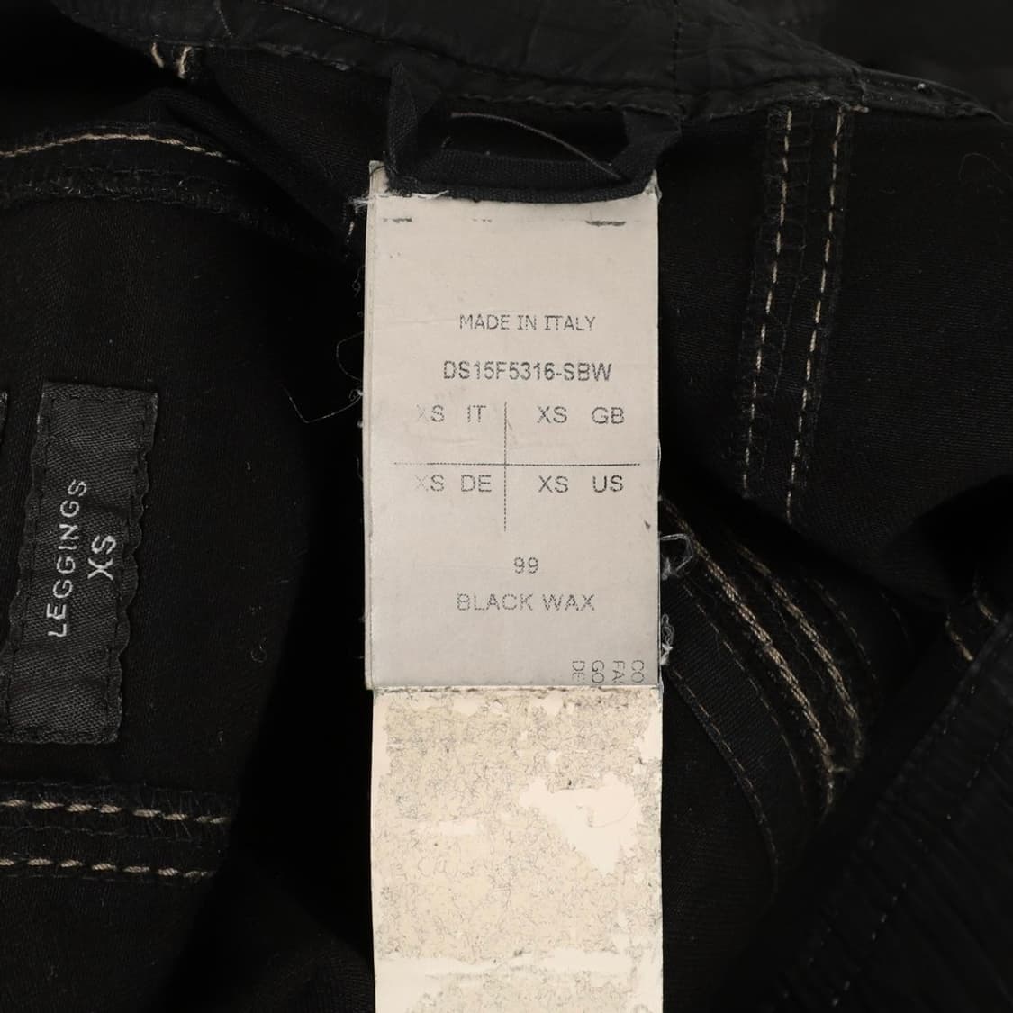 XS / Rick Owens 릭오웬스 다크쉐도우 바이커 레깅스 팬츠 상품이미지8