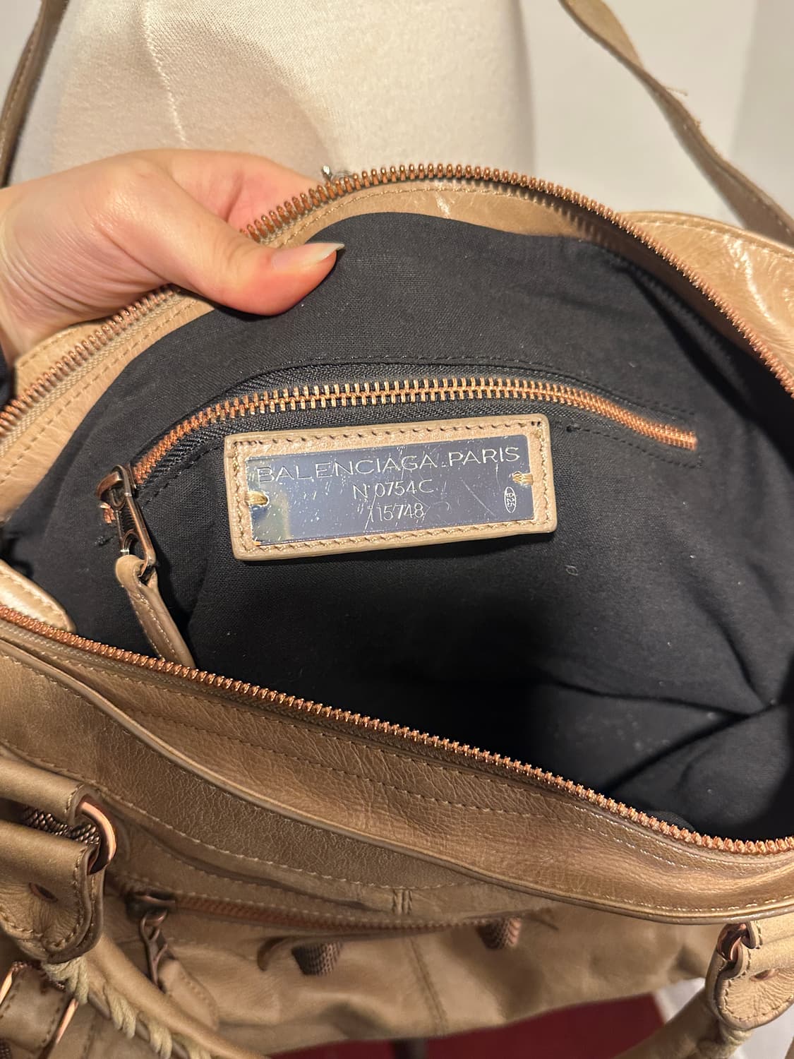 Balenciaga 발렌시아가 모터백 미듐 베이지 상품이미지4