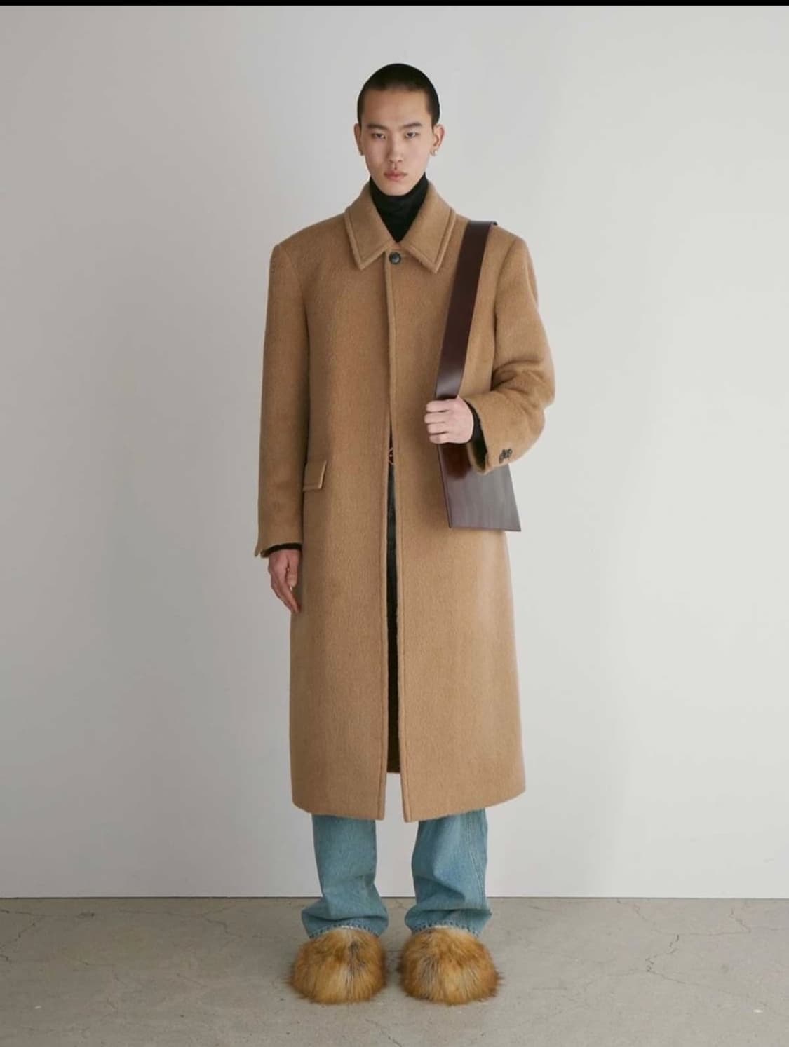 렉토 라마 발마칸 코트 오커 L사이즈 상품이미지2