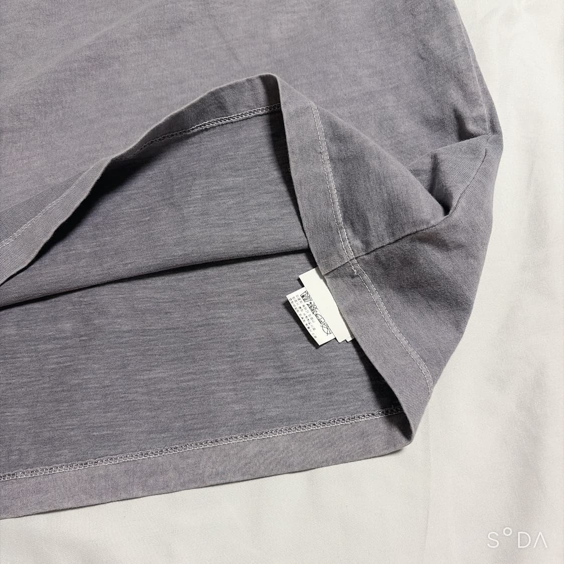 마르지엘라 그레이 백스티치 반팔 티셔츠 상품이미지7