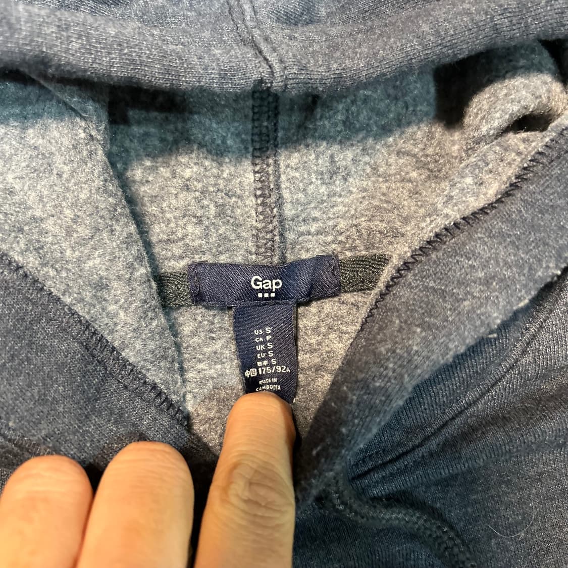 [L] GAP 아치로고 후드티 상품이미지2