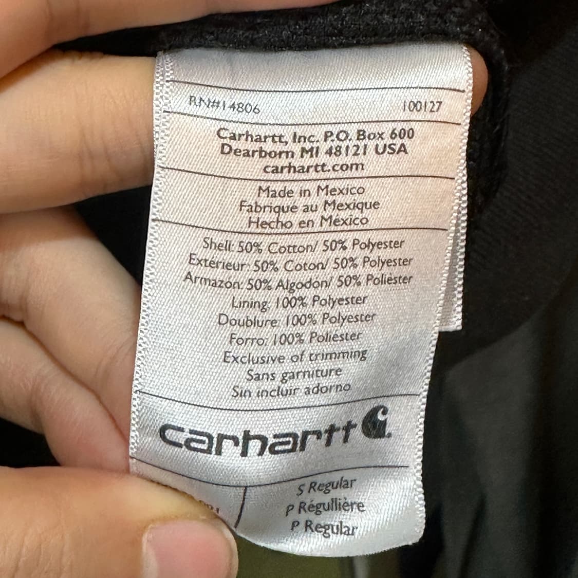 칼하트 레인디팬더 써멀 후드집업  상품이미지4