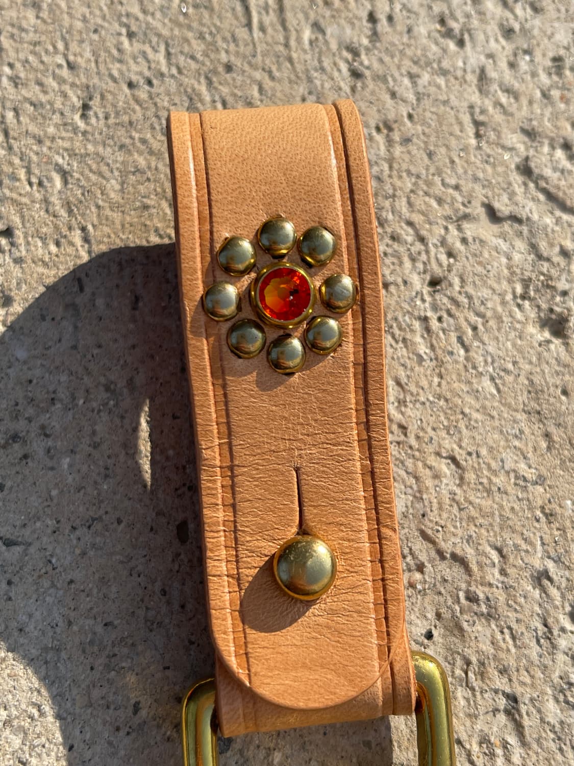 천연 소가죽 벨트 루프 키링 상품이미지7