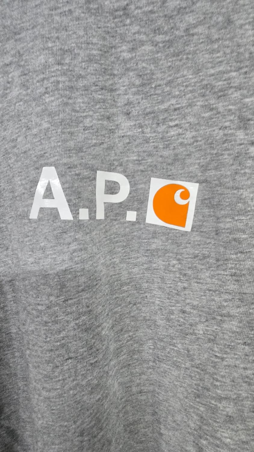 A.P.C. × Carhartt WIP Fire T-Shirt 그레이 M 상품이미지3