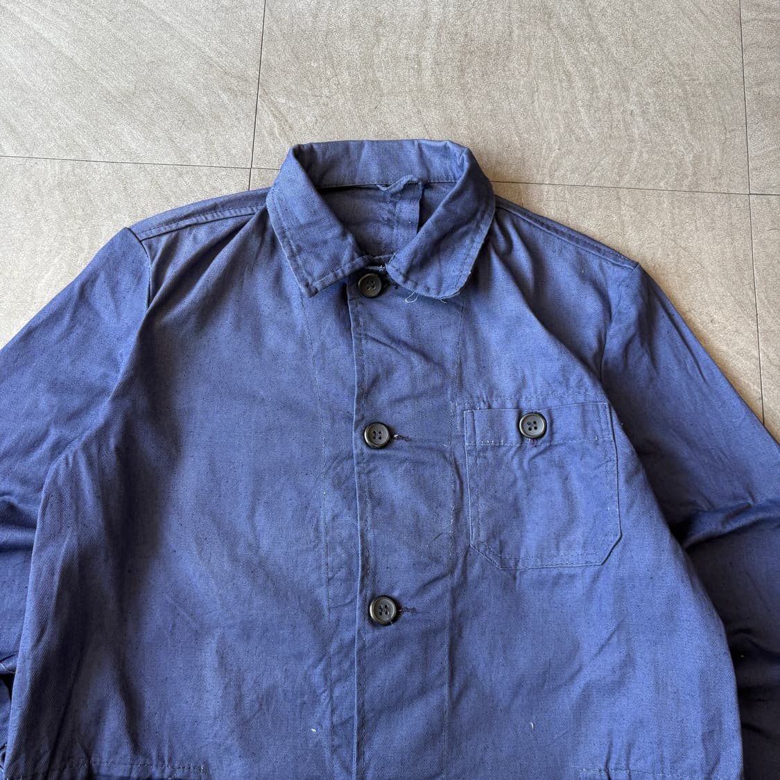 90년대 빈티지 프랑스 생산 프렌치 워크 트윌코튼 자켓 상품이미지3