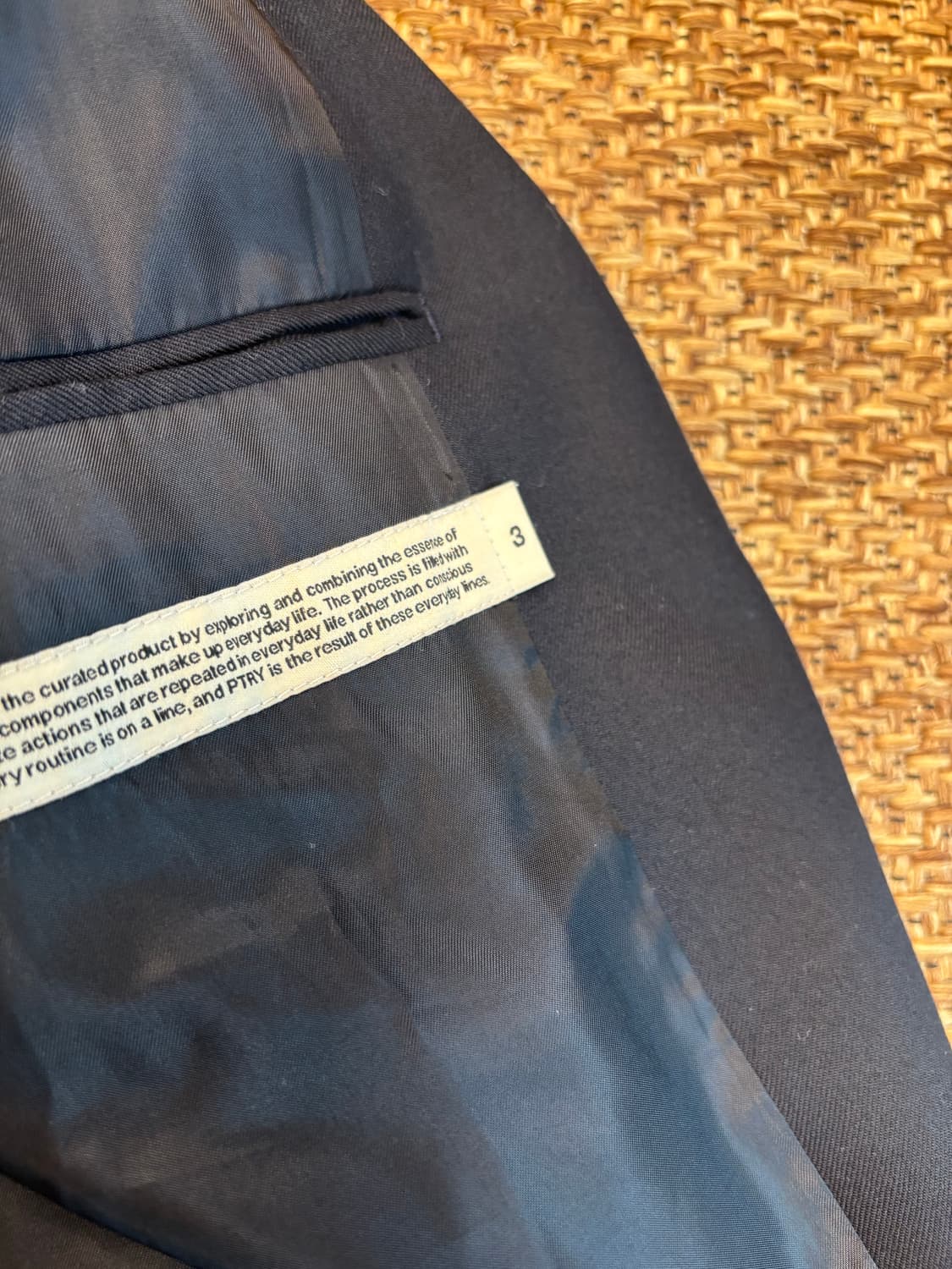 포터리 개버딘 울 해링턴 자켓 상품이미지4