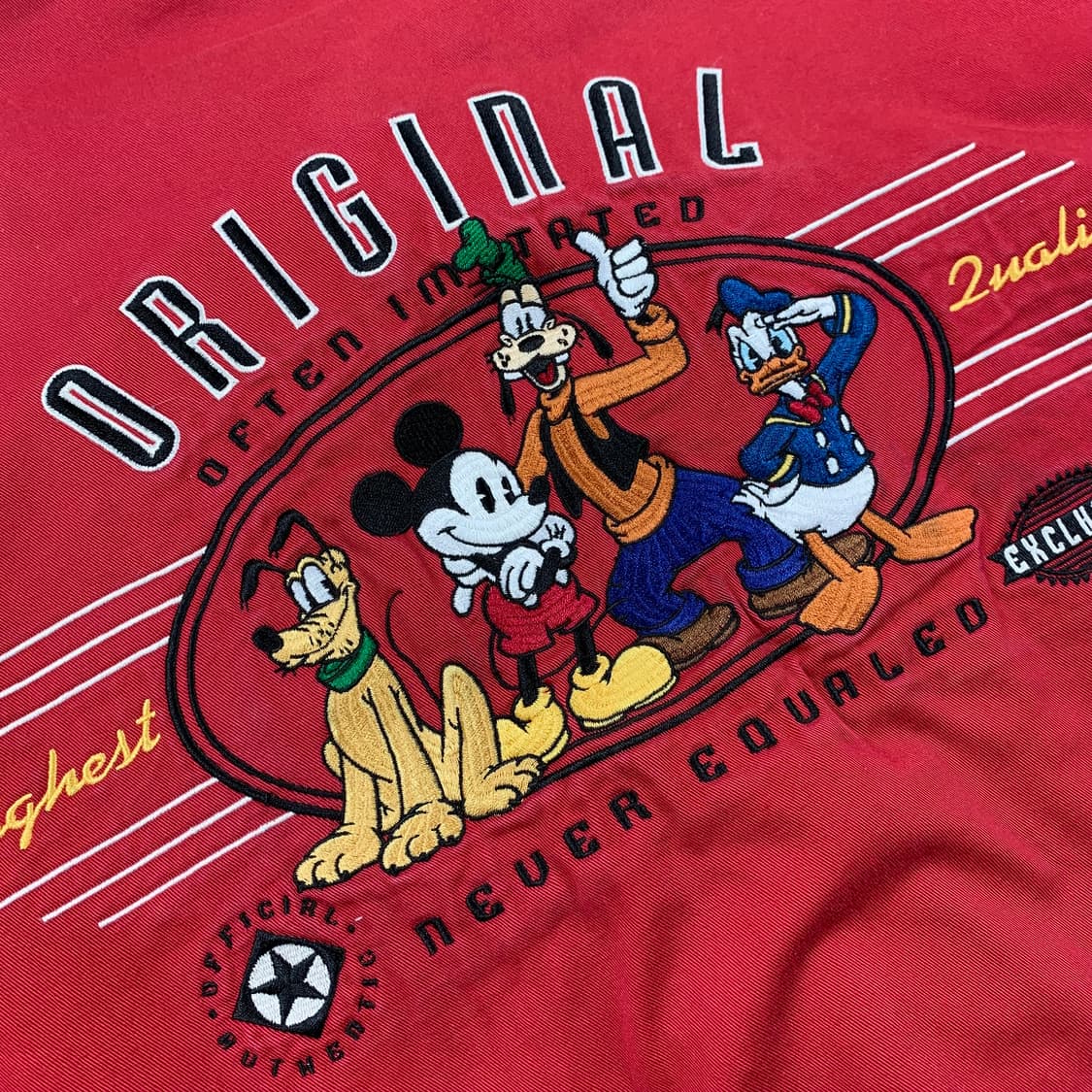 더 디즈니 스토어 미키마우스 자수 디테일 코튼 바시티 자켓 상품이미지5