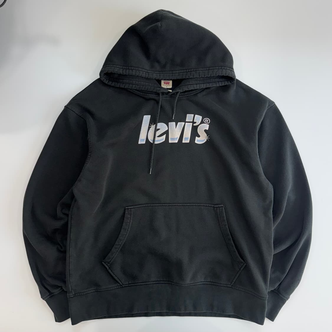 Levis 리바이스 로고 블랙 후드티 상품이미지3