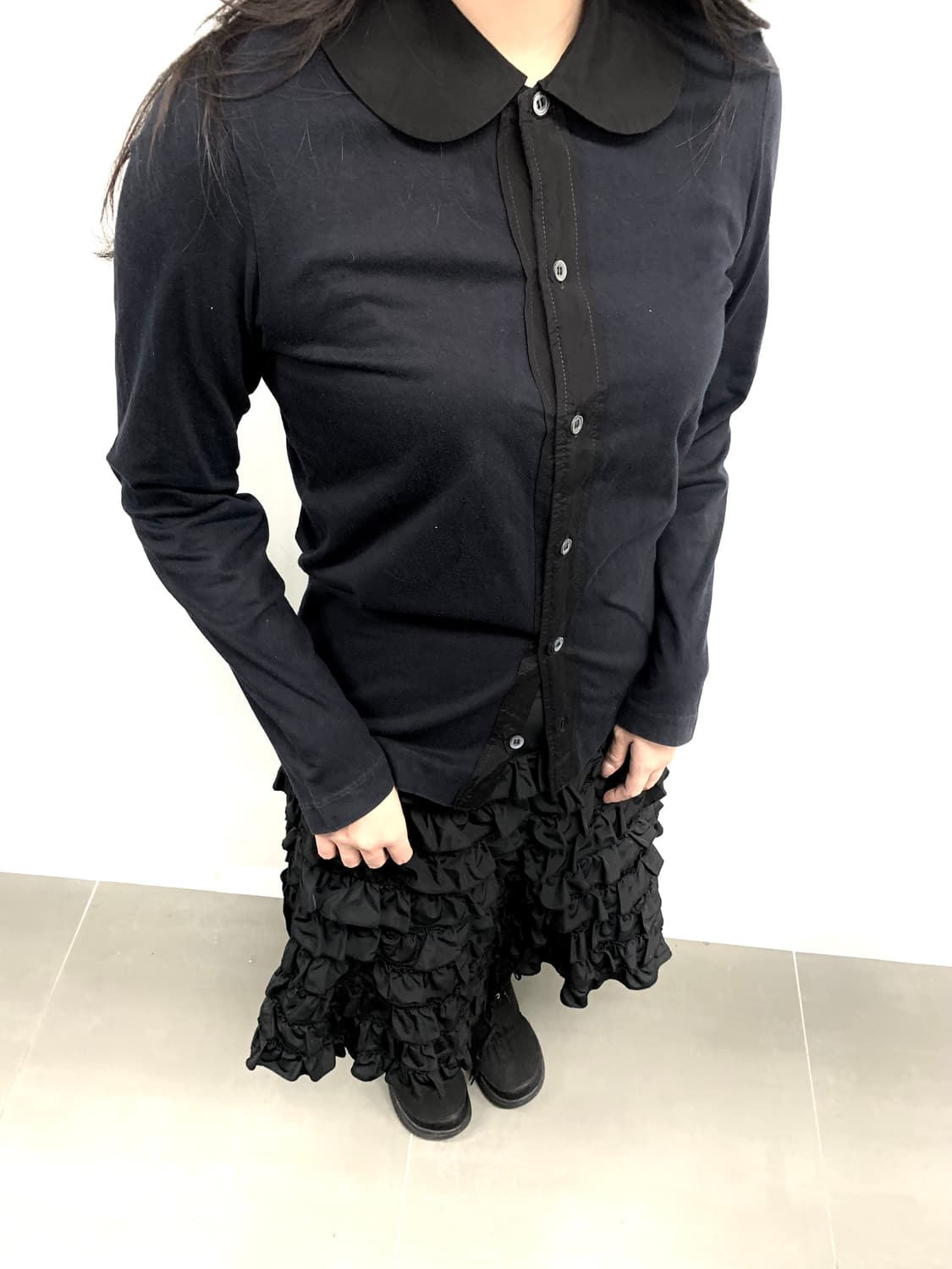 꼼데가르송 트리콧 배색 셔츠  상품이미지2