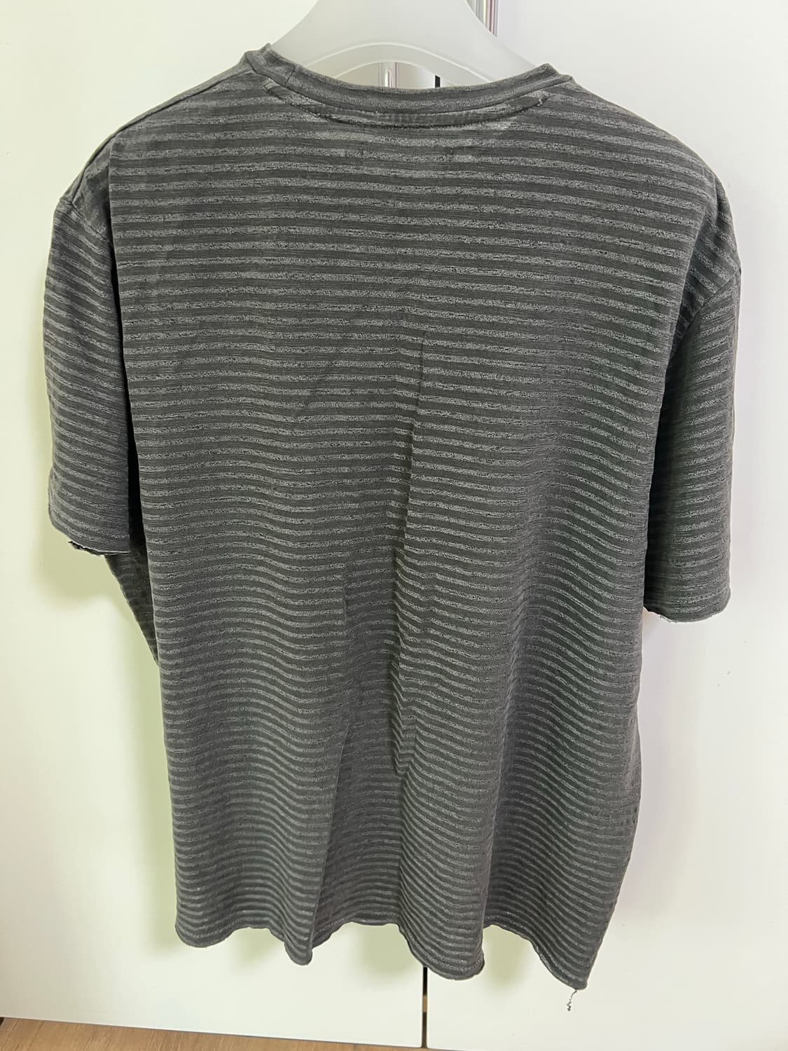 [3]해칭룸 자카드 티 스프라이프 그레이 상품이미지2