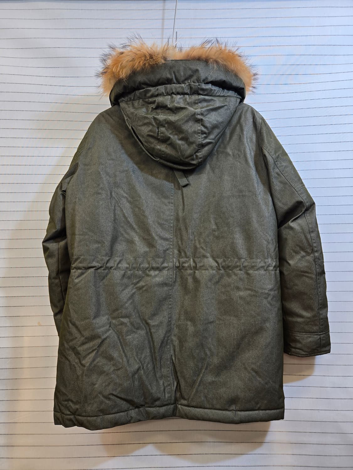 프래크스톤 카키색 퍼 후드 롱 패딩 점퍼 상품이미지9