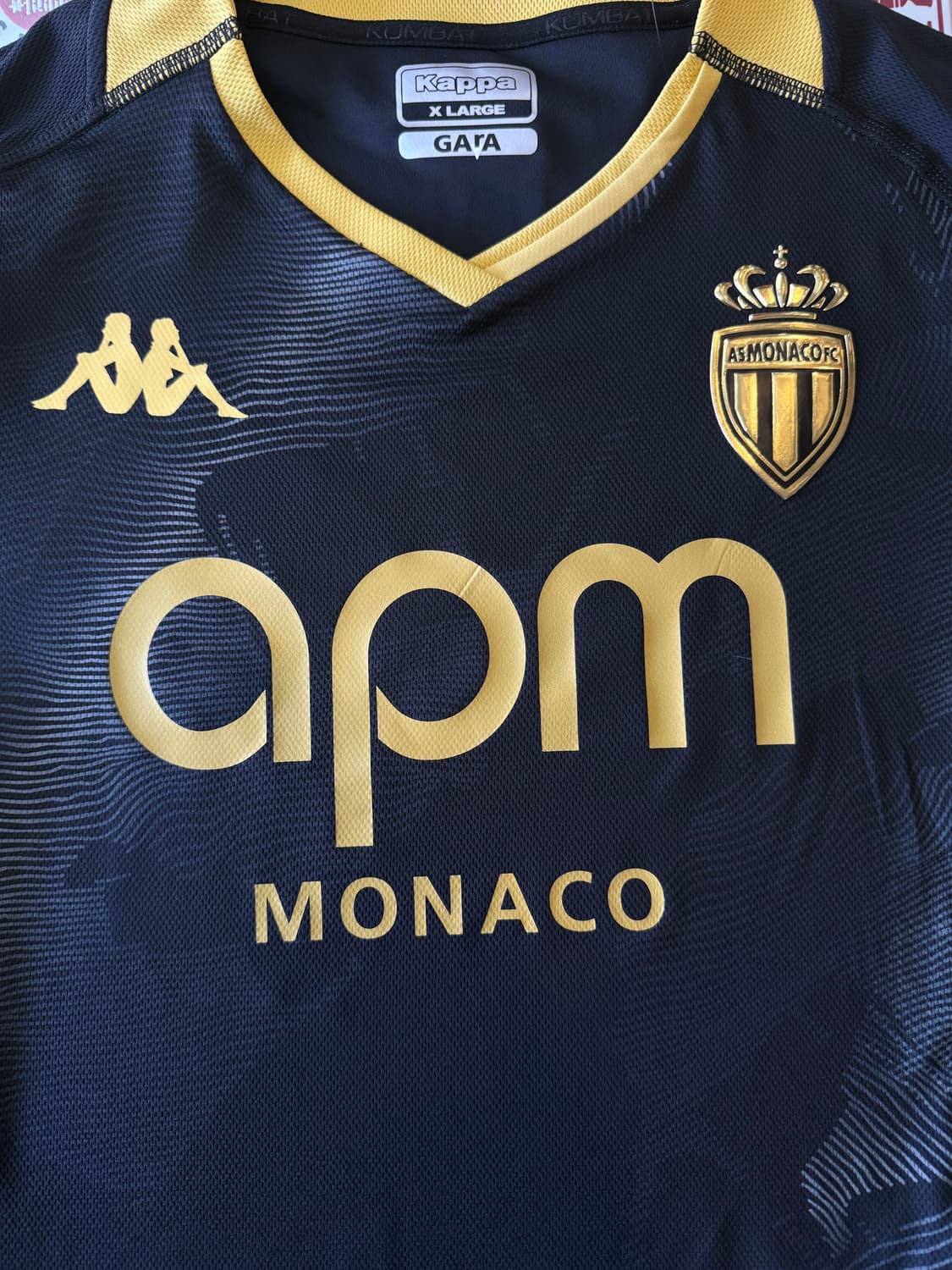 [국내XL]23-24 as모나코 어웨이 미나미노 유니폼 상품이미지5