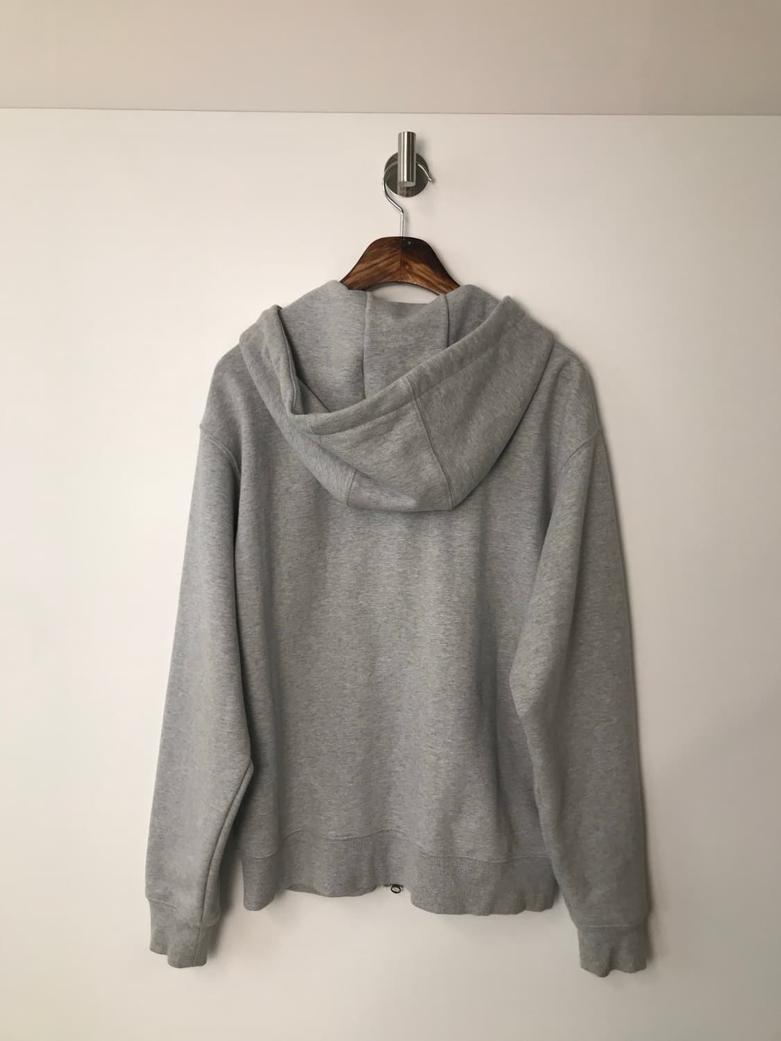 Lee 리 자수로고 그레이 후드집업 상품이미지3