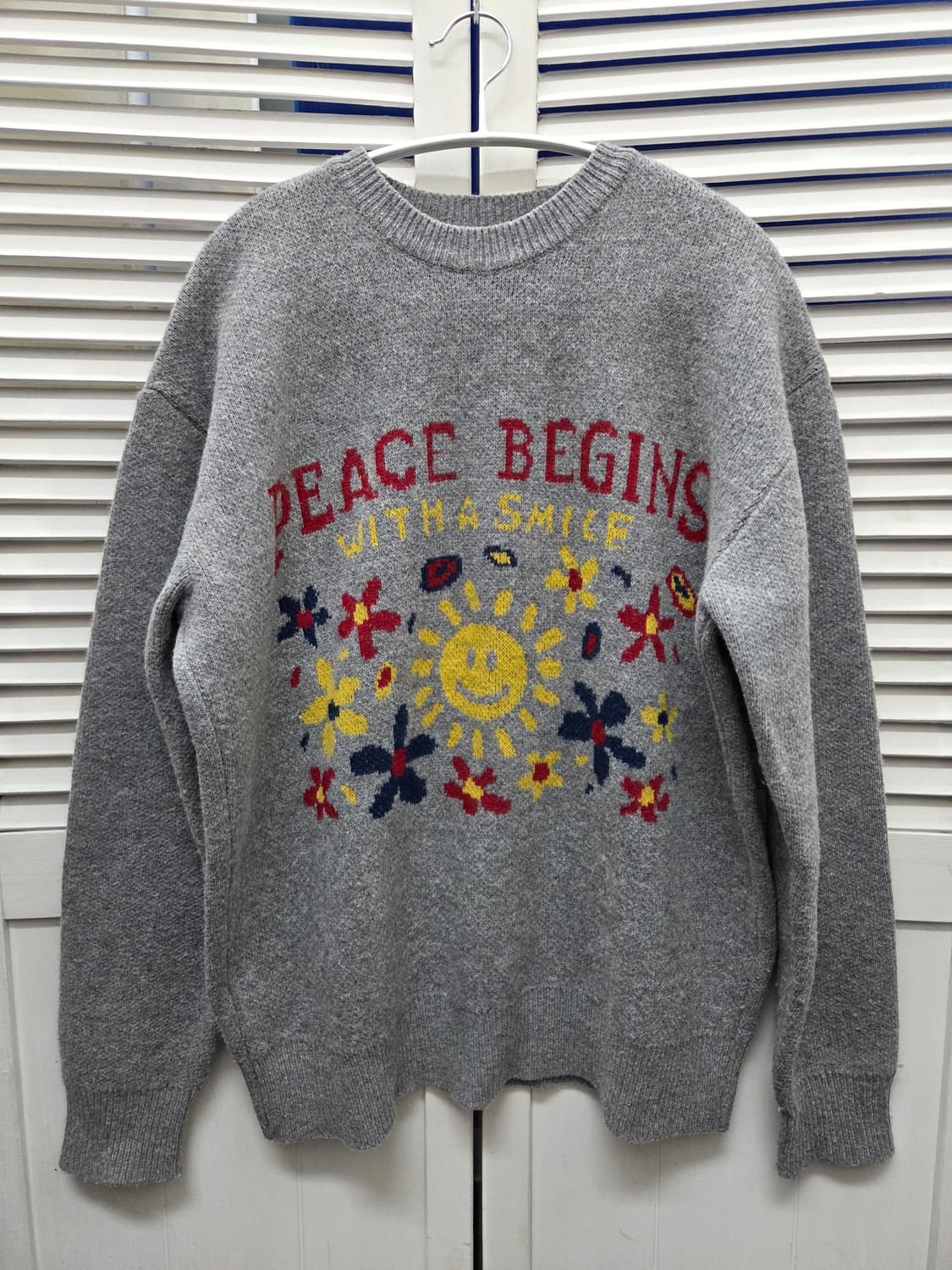 빅웨이브 피스비긴즈 니트 상품이미지1