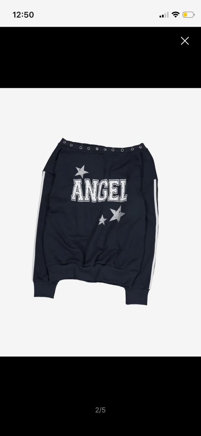 셋업이엑스이 아일렛 엔젤 맨투맨 상품이미지2