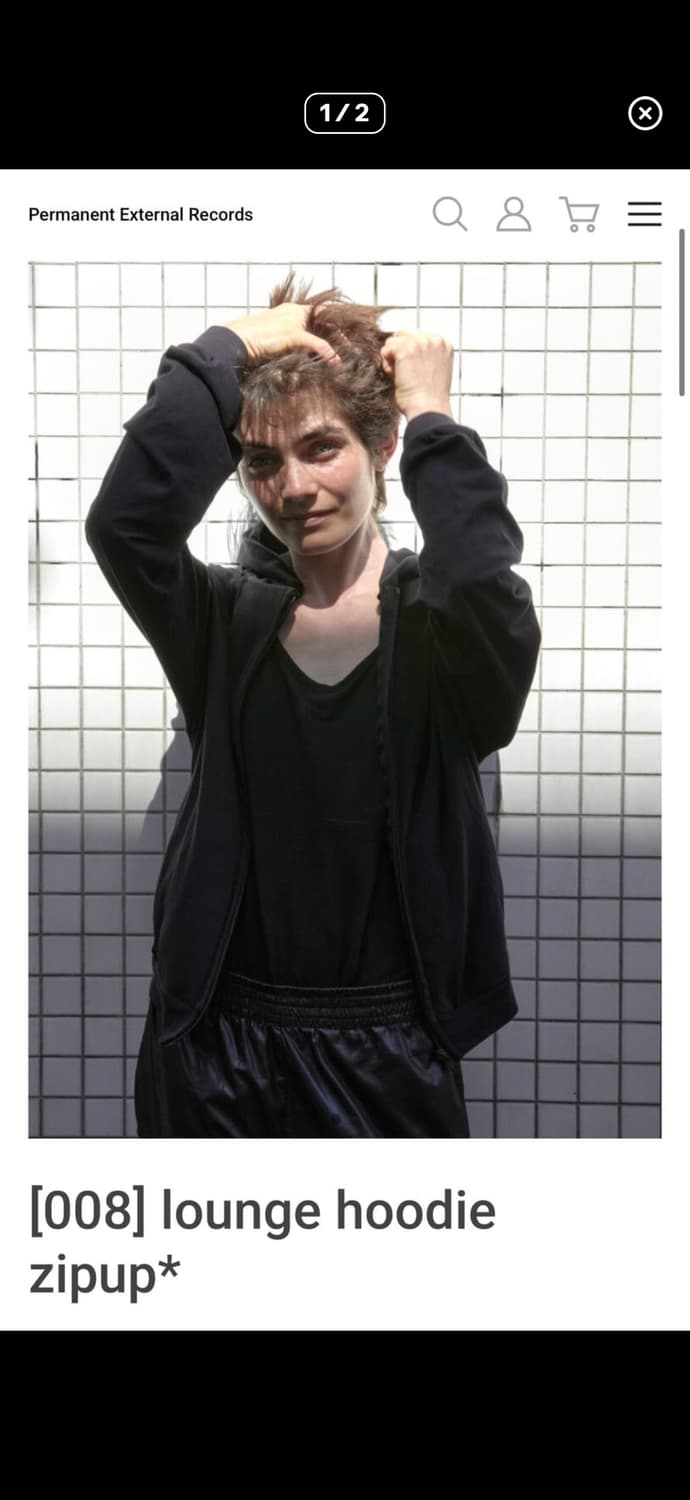 (구매글) mudule lounge 후드집업 블랙 2 상품이미지2