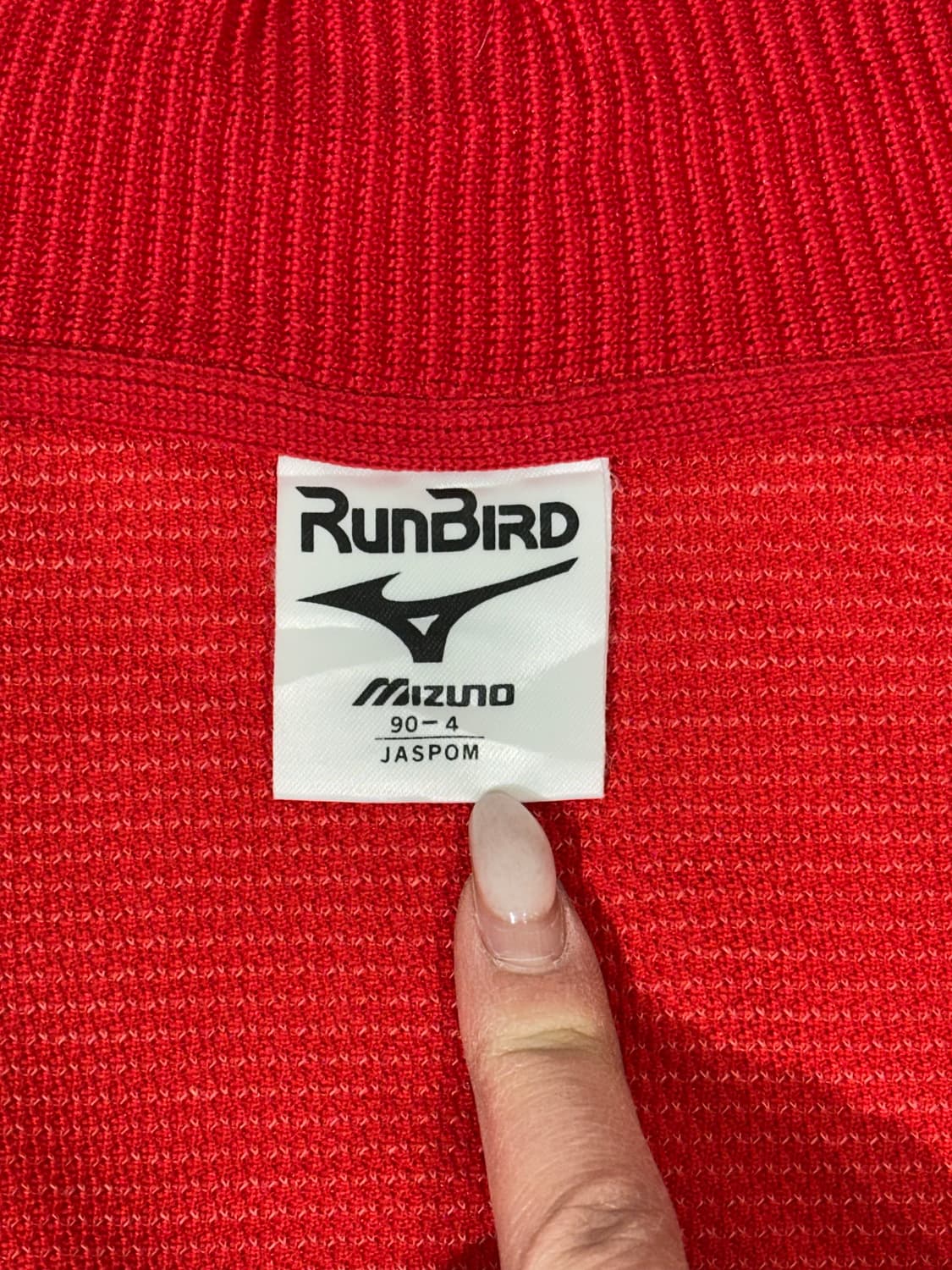 미즈노 레드 로고 트랙탑 져지 상품이미지7