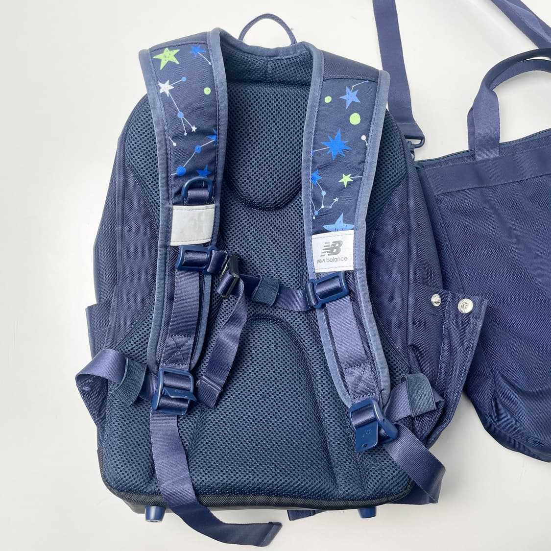 [중고] 뉴발란스 책가방 보조가방 신발주머니 세트 상품이미지4