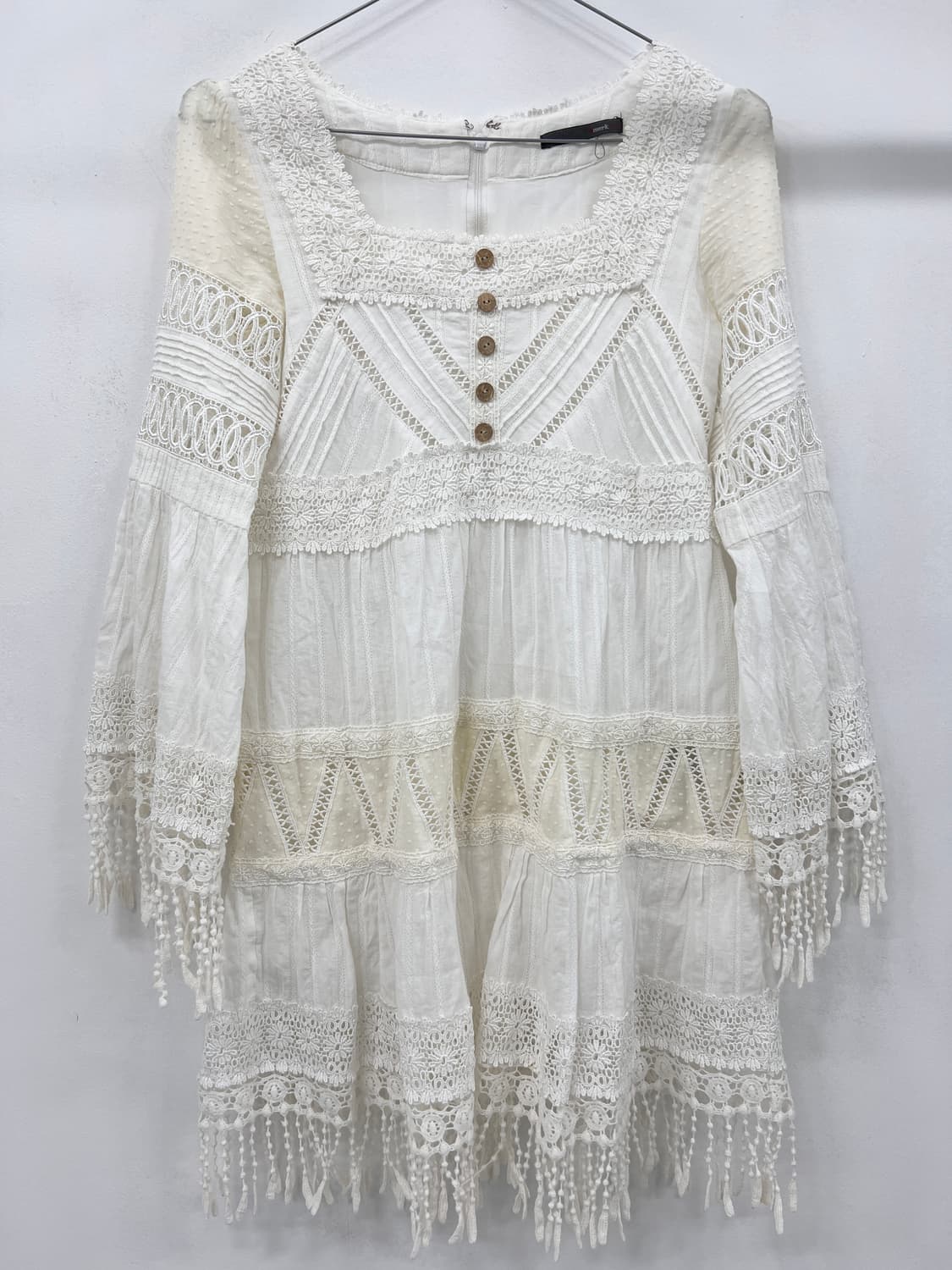 lace patchwork mori dress 상품이미지2