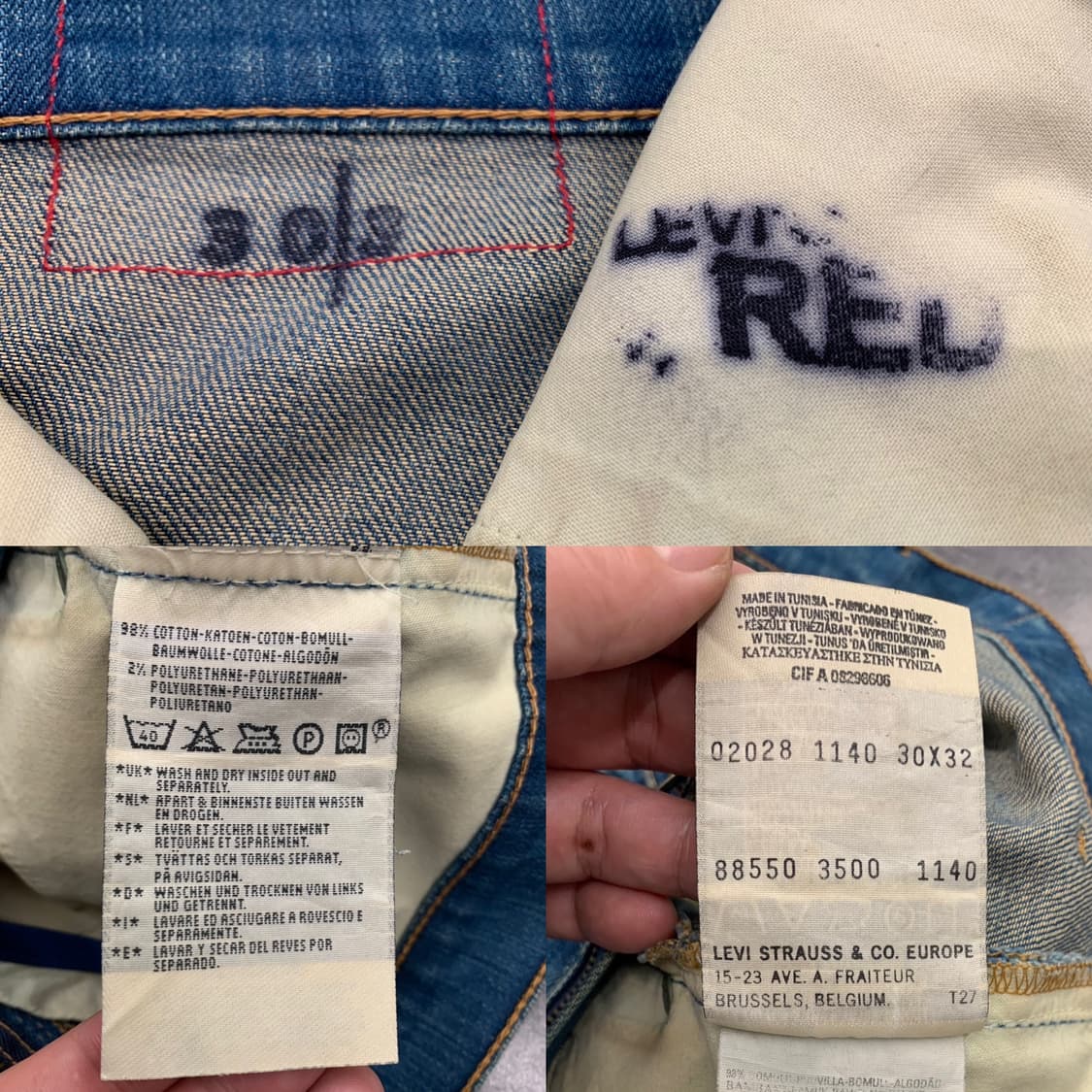 LEVIS RED 01/SS 리바이스 레드 패시브 어그레시브 데님팬츠 상품이미지7