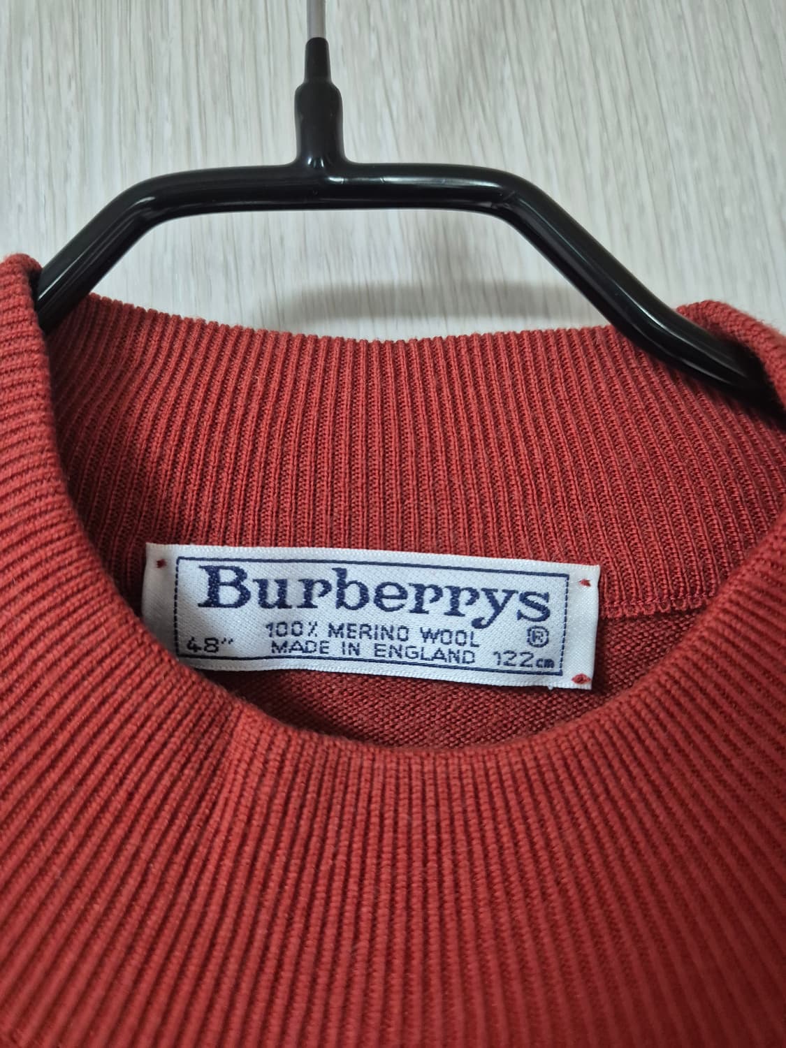 (정품) 버버리  하프넥 니트  버버리스웨터 48 남성 상품이미지3