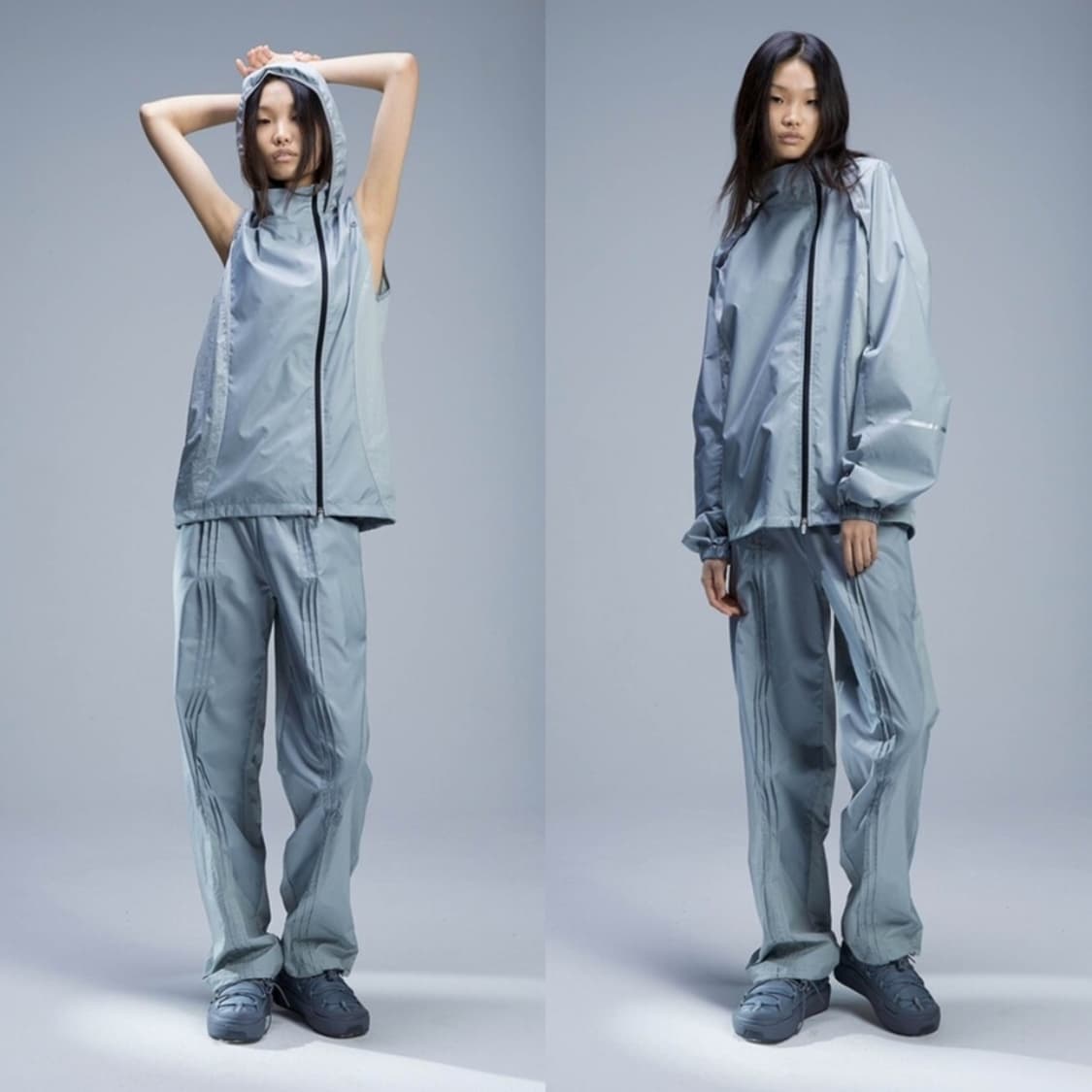 오호스 Wavy Windbreaker Pants 상품이미지3