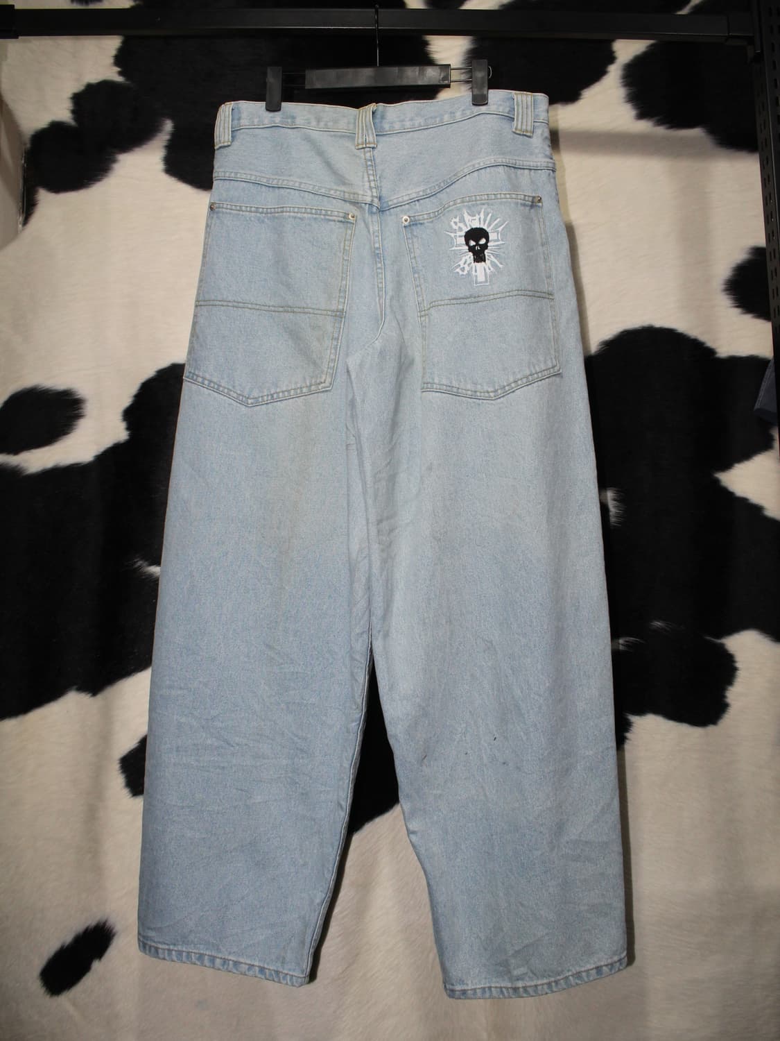 Skull Soul Overfit Wide Light Denim  상품이미지5