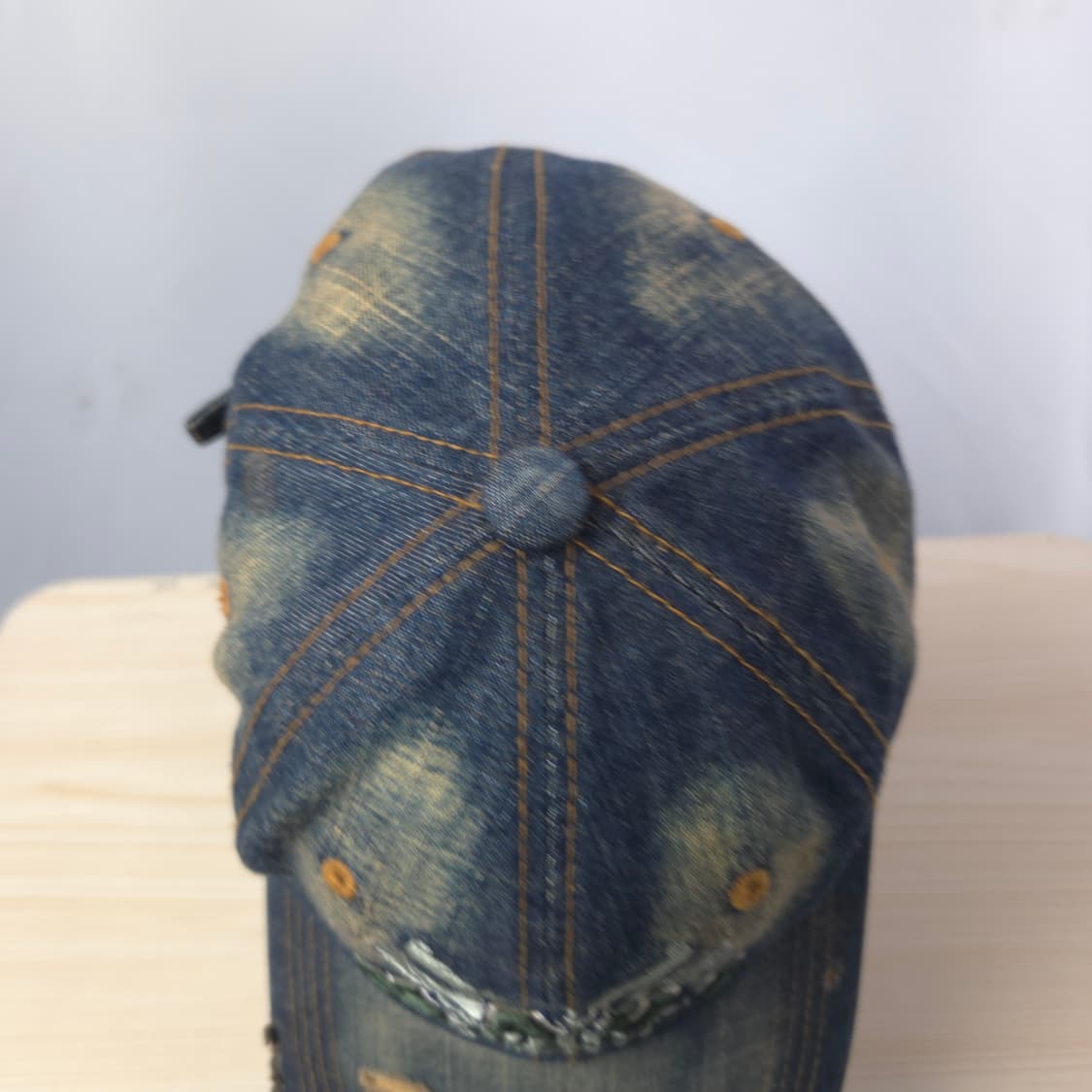 마우이 데님 독수리 자수 볼캡 상품이미지6