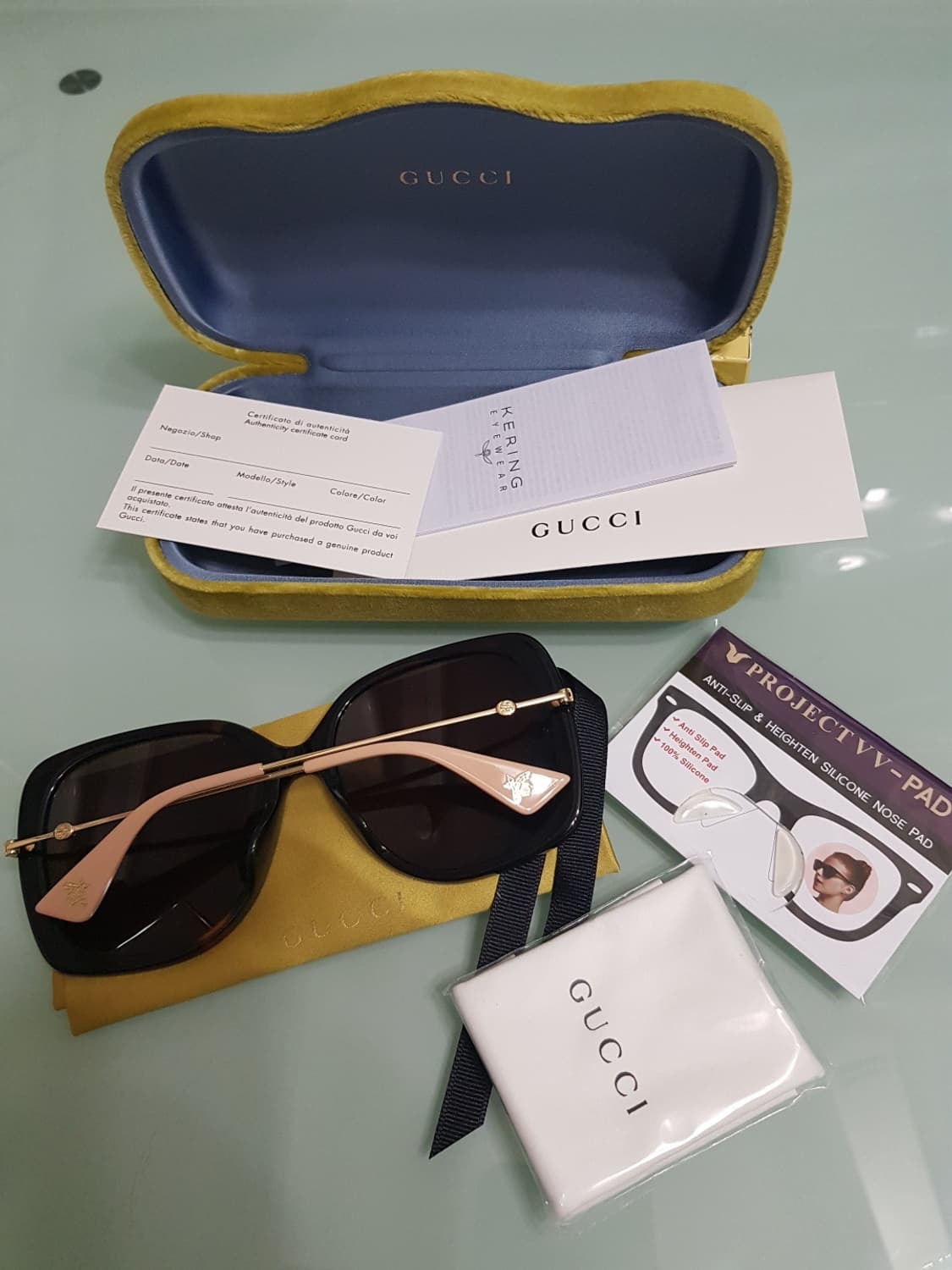 구찌 허니비브라운선글라스(새상품 풀구성) 상품이미지5