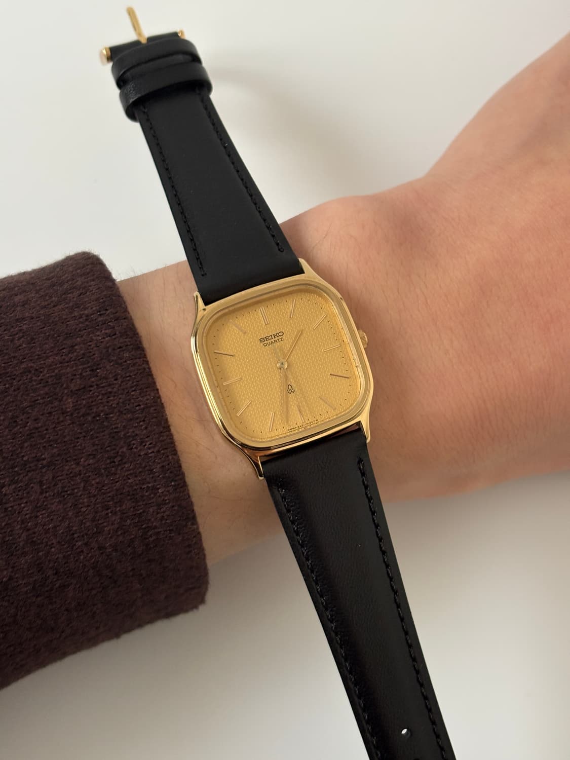 1980s Chariot Gold Square Quartz 상품이미지8