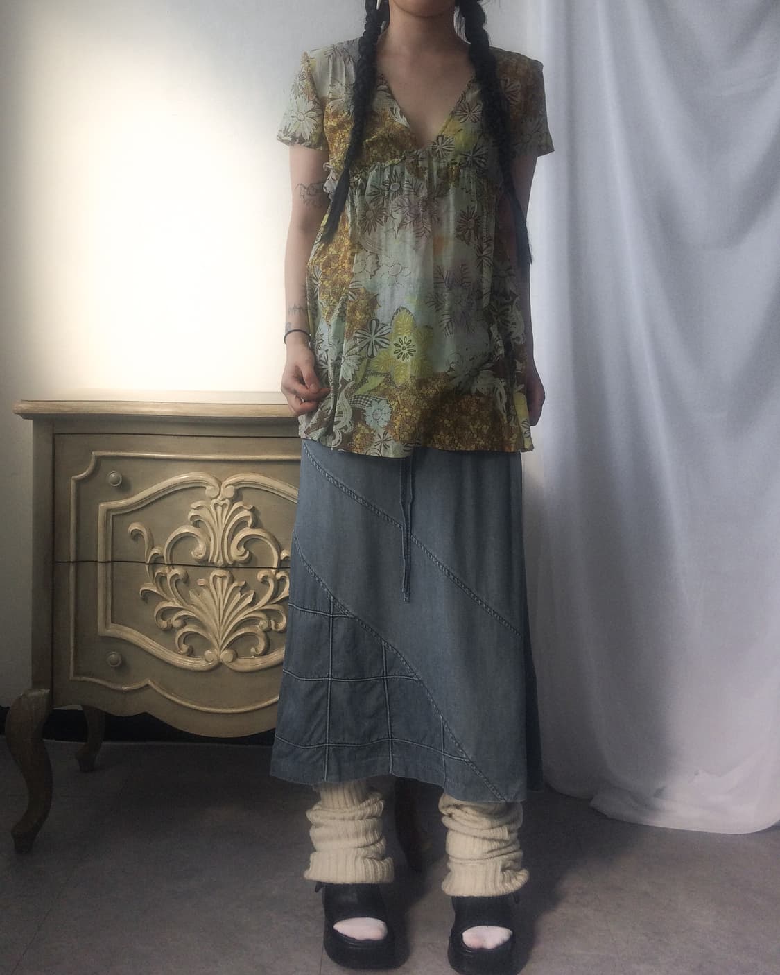 Ethnic mood blouse 상품이미지6