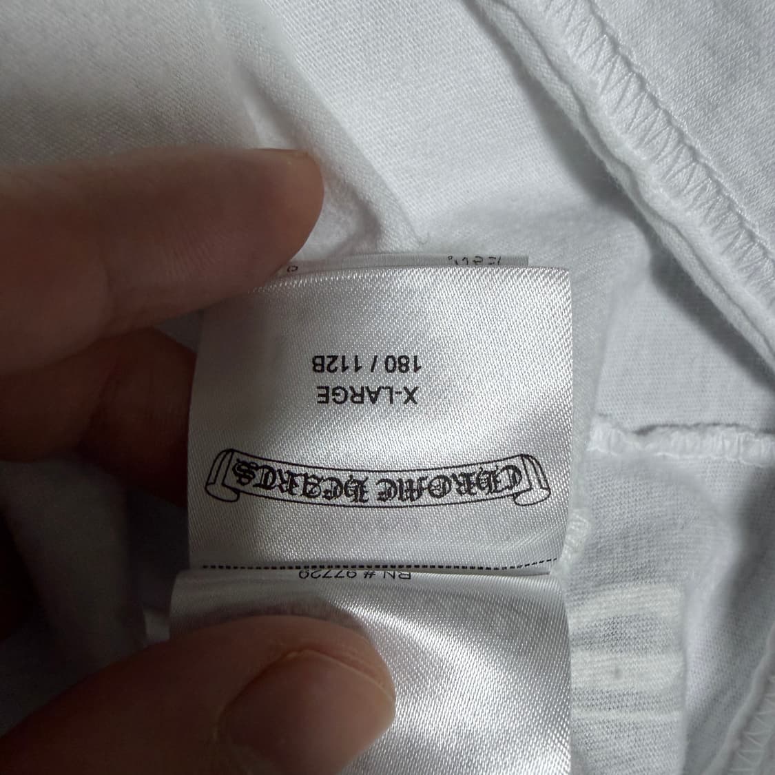 [XL]크롬하츠 홀스슈 티셔츠 화이트 상품이미지4