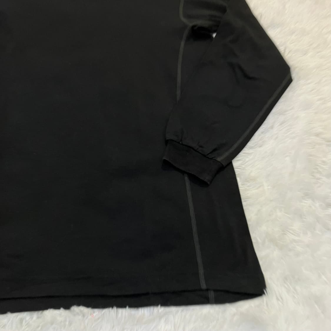 빈티지 스티치 블랙 폴라 긴팔 837 y2k 스트릿 모리 갸루 일본빈티지 상품이미지5