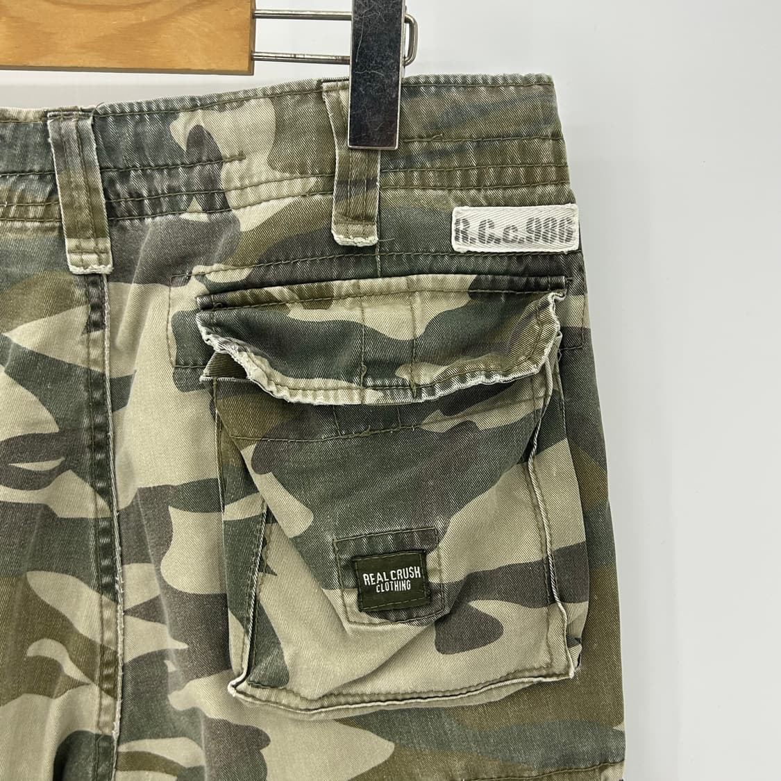 [Real Crush Clothing] 밀리터리 카모 카고 하프팬츠 상품이미지5