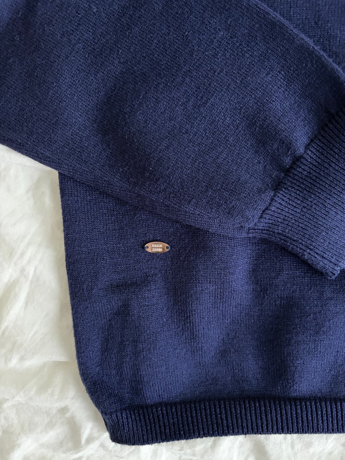 Palejade | standard v-neck knit (navy) 상품이미지8