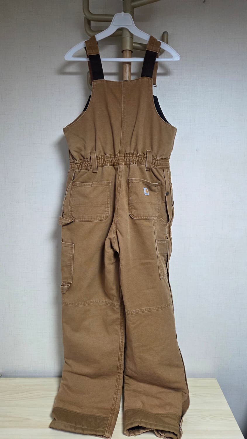 칼하트 102743 브라운 오버롤 멜빵바지 상품이미지4
