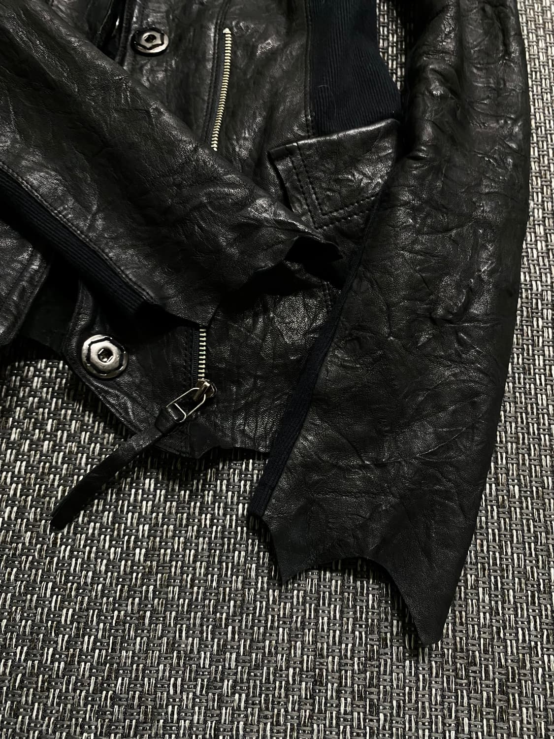 [doho]Rare Design Vkei Mood Leather Jack 상품이미지2