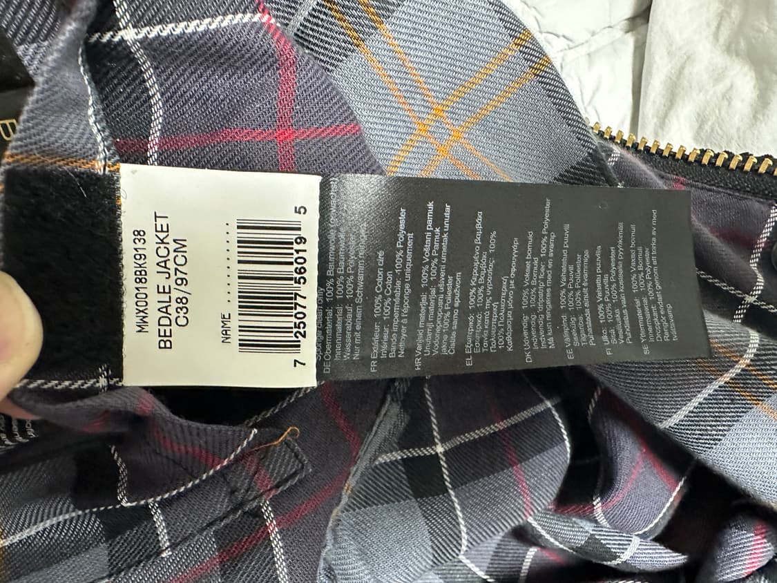 바버 비데일 블랙 38 사이즈 상품이미지6