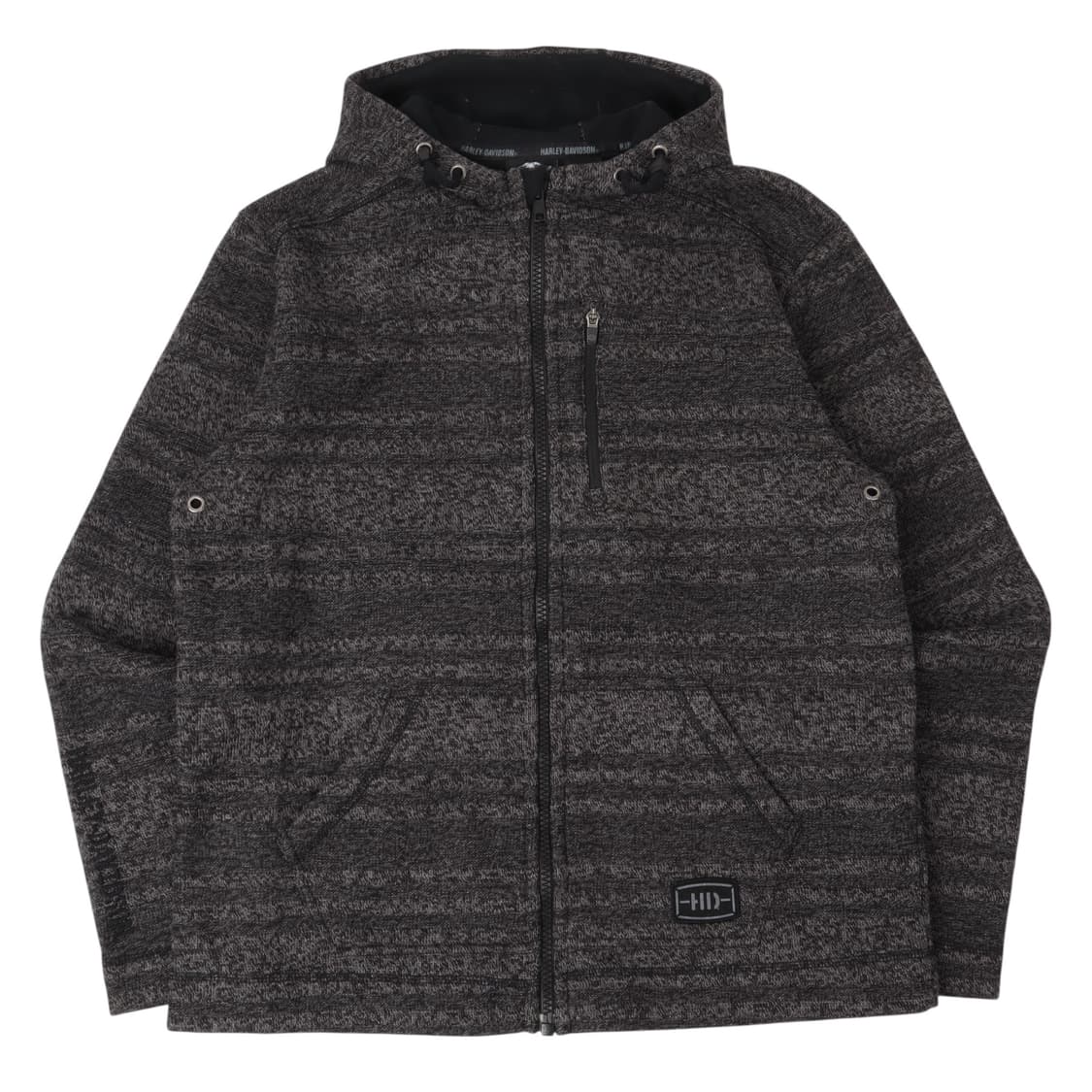 할리데이비슨 챠콜 플리스 후디드 자켓 상품이미지1