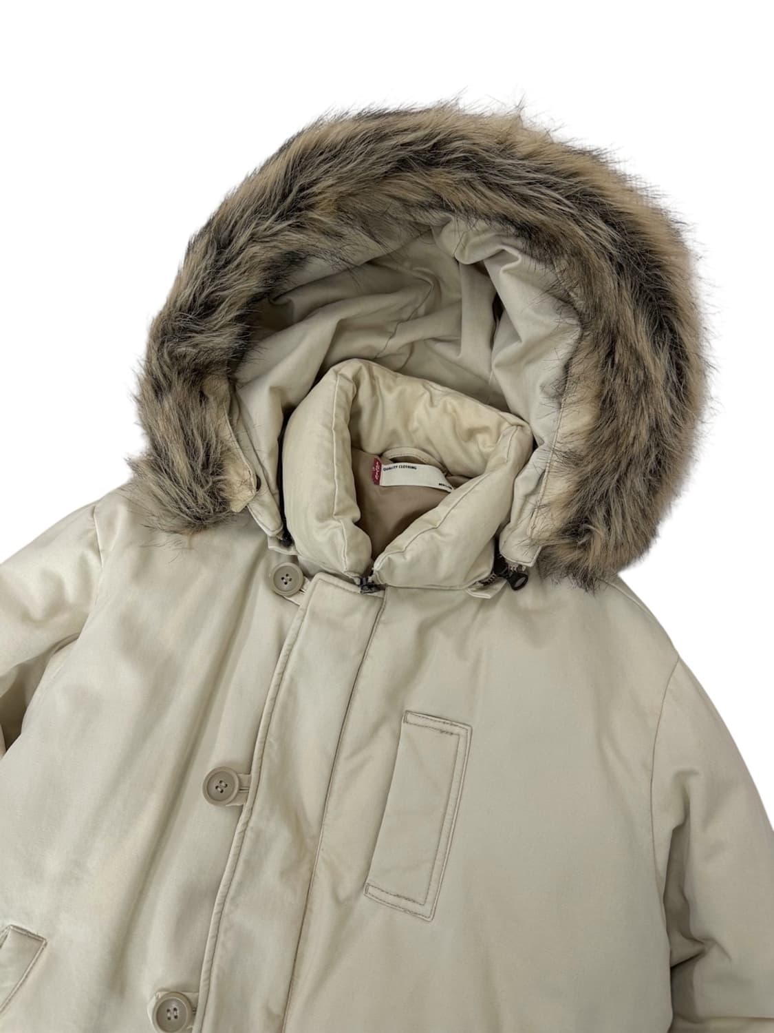 00s 리바이스 캔버스 패딩 아이보리 (L) 상품이미지2