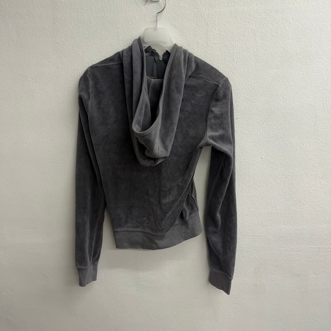 쥬시꾸뛰르 벨벳 대대장 후드집업 (M) 상품이미지4