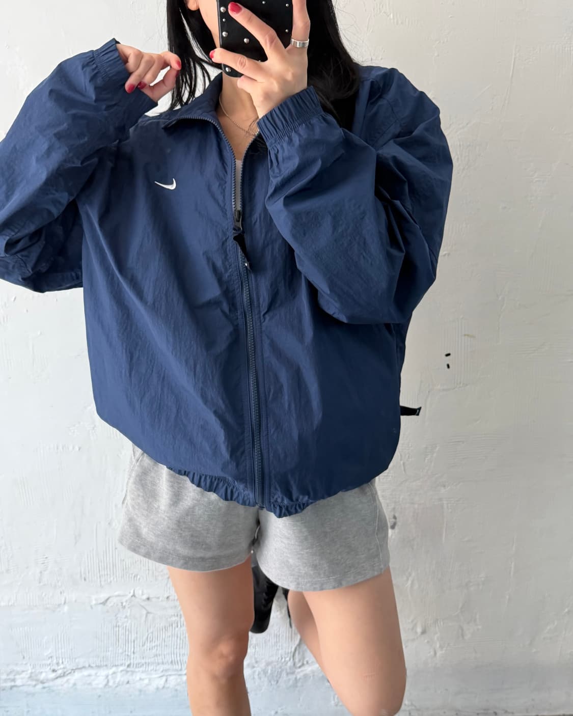 Nike 나이키 NRG 스우시 네이비컬러 바람막이 자켓 상품이미지2
