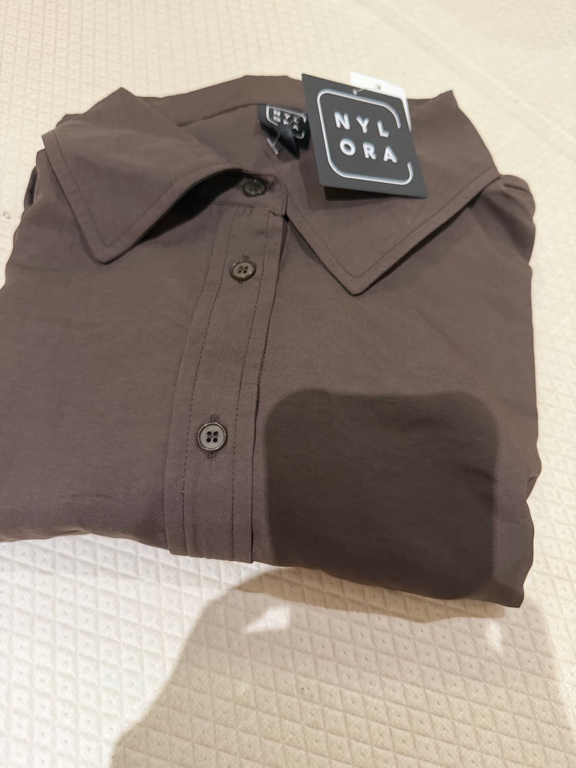 나일로라 브라운 셔츠M 상품이미지7