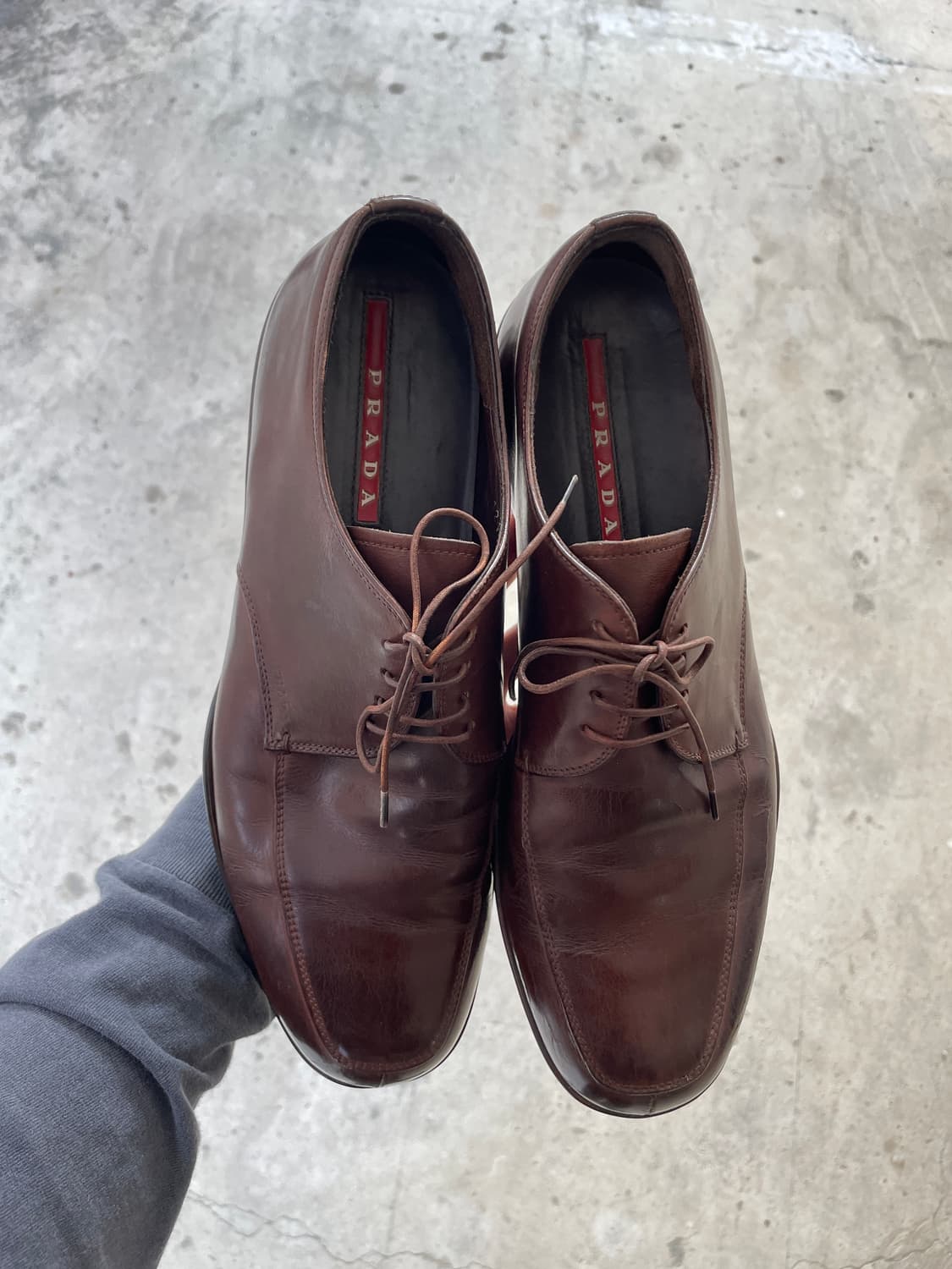 00s Prada Sports Brown Derbey(Italy Made 상품이미지6