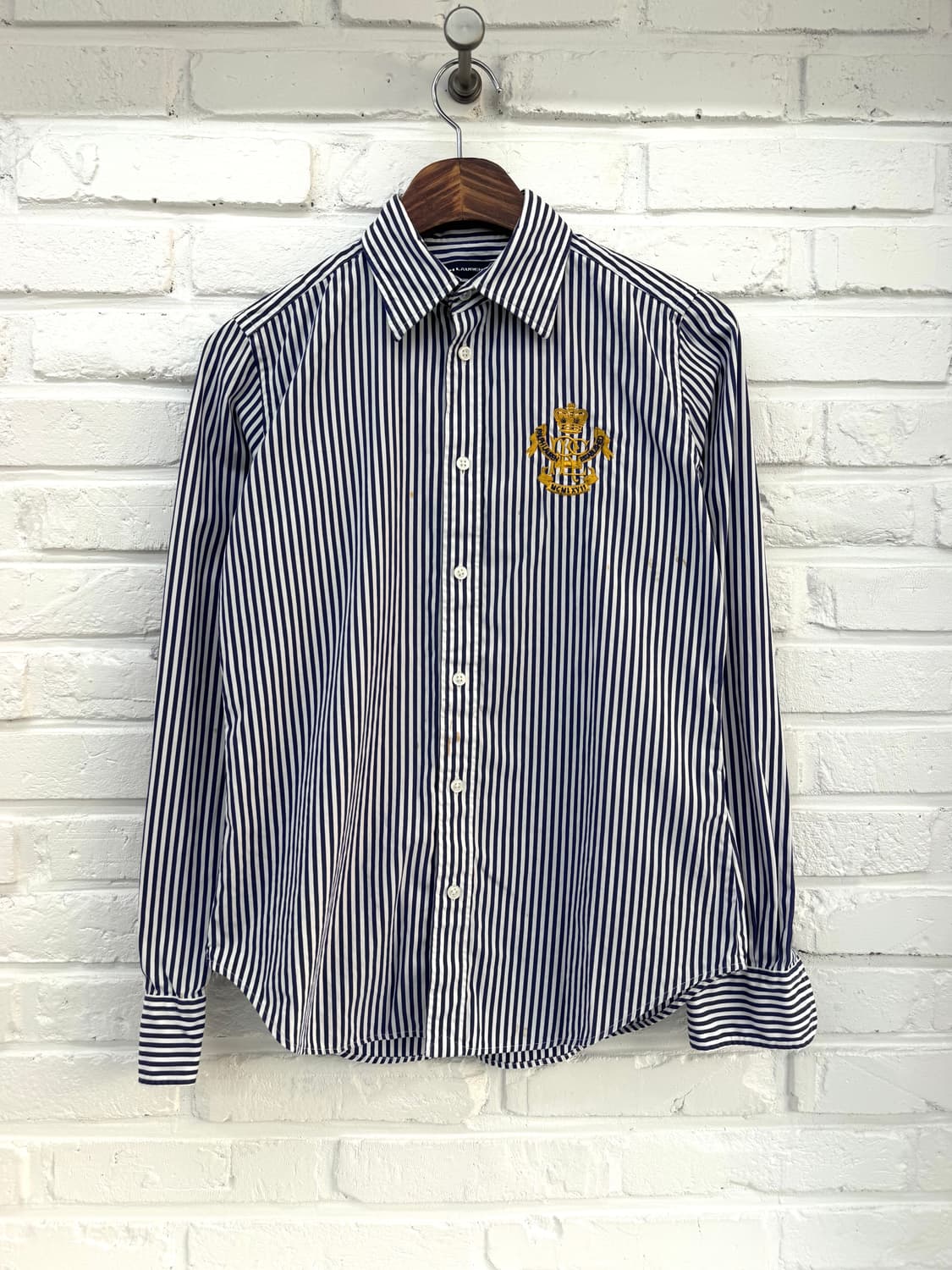 랄프로렌 스포츠 블루 스트라이프 셔츠 상품이미지3