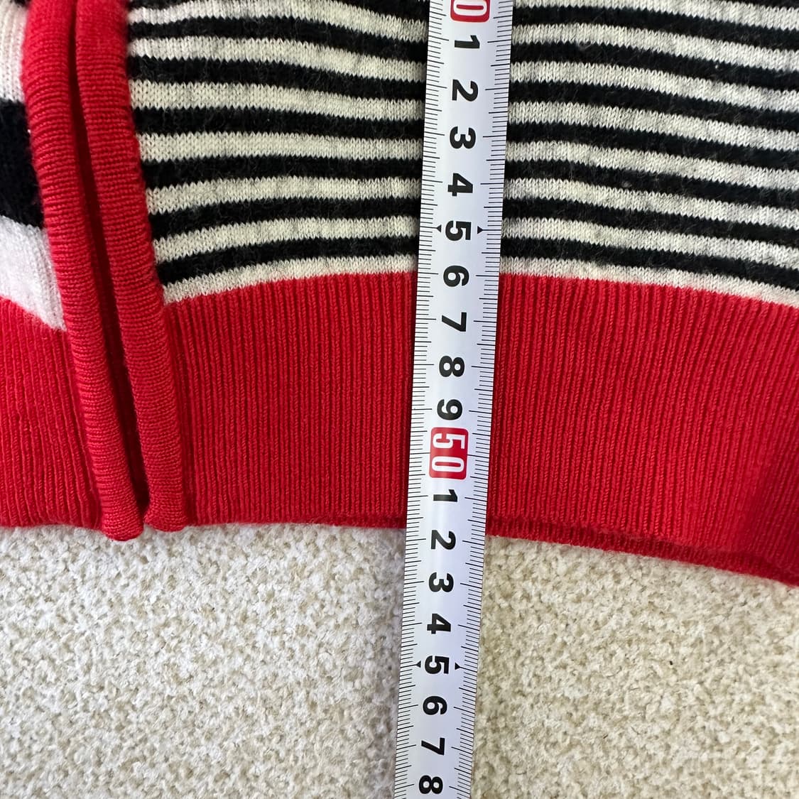 95 휠라 골프 스트라이프 니트조끼 0324D 상품이미지5