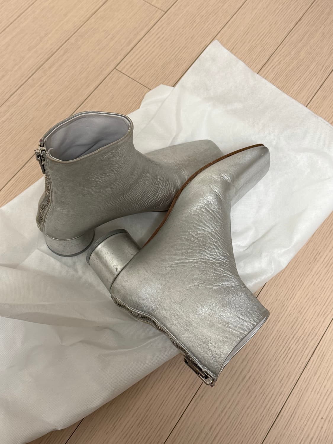 mm6 메종 마르지엘라 실버 부츠 상품이미지4