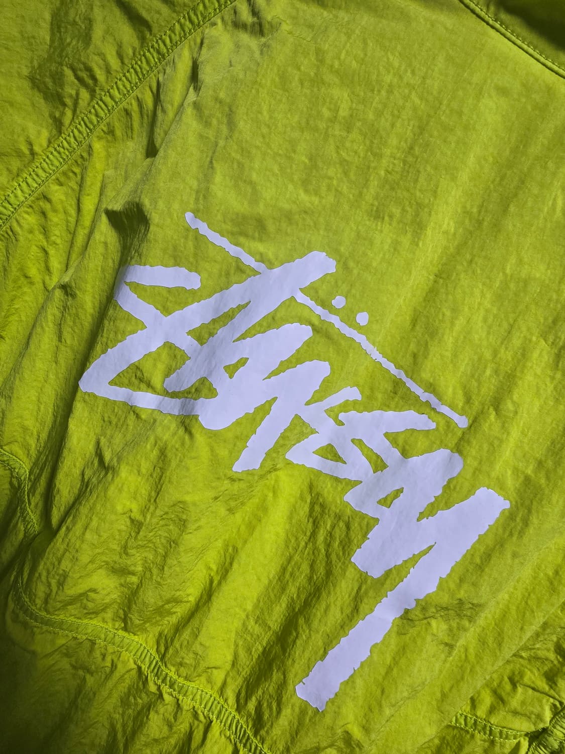 나이키 x 스투시 윈드러너 자켓 브라이트 캑터스 L사이즈 상품이미지4