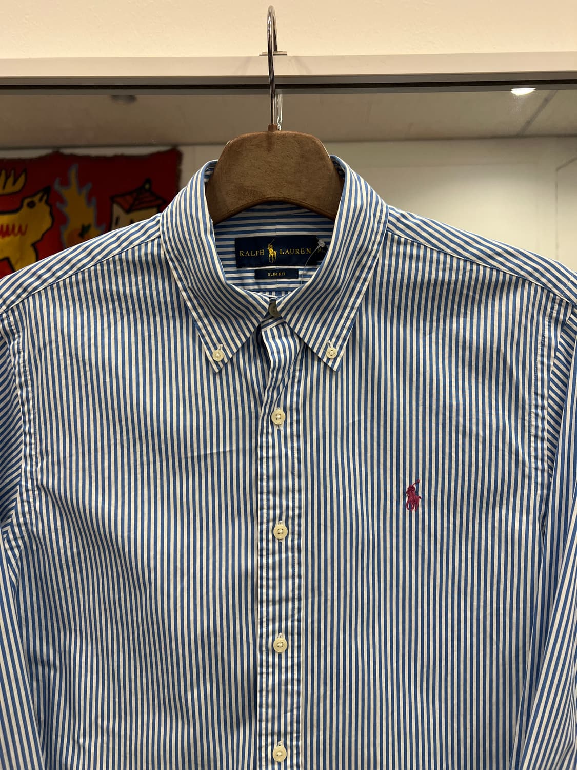 Polo RL 폴로 랄프로렌 SLIM FIT 스트라이프 셔츠 상품이미지2