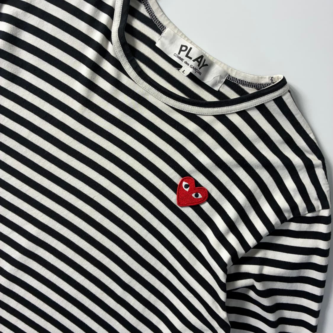 Comme des Garcons  꼼데가르송 스트라이프 롱슬리브 티셔츠  상품이미지3